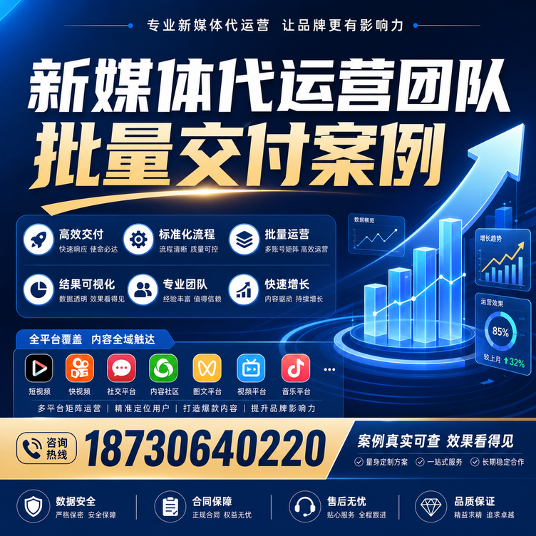 孝感代运营公司多客户账号批量高效交付案例