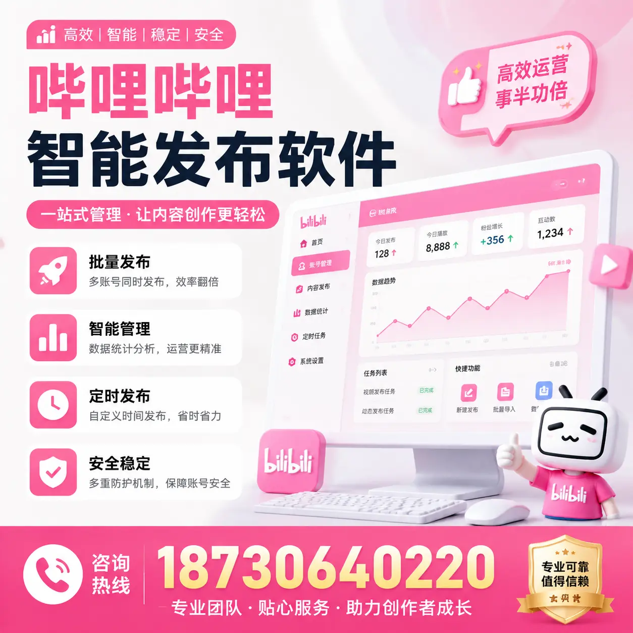 如何评估哔哩哔哩智能发布软件的ROI?孝感 企业必读